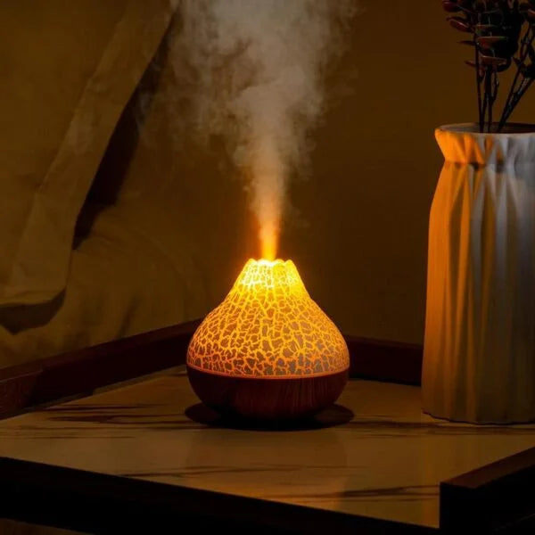 Portable Volcano Lava Humidifier Aroma Diffuser