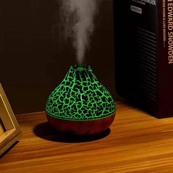 Portable Volcano Lava Humidifier Aroma Diffuser