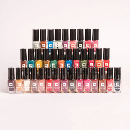 Miss Rose Color Me Peel Off Nail Paint 36Pcs