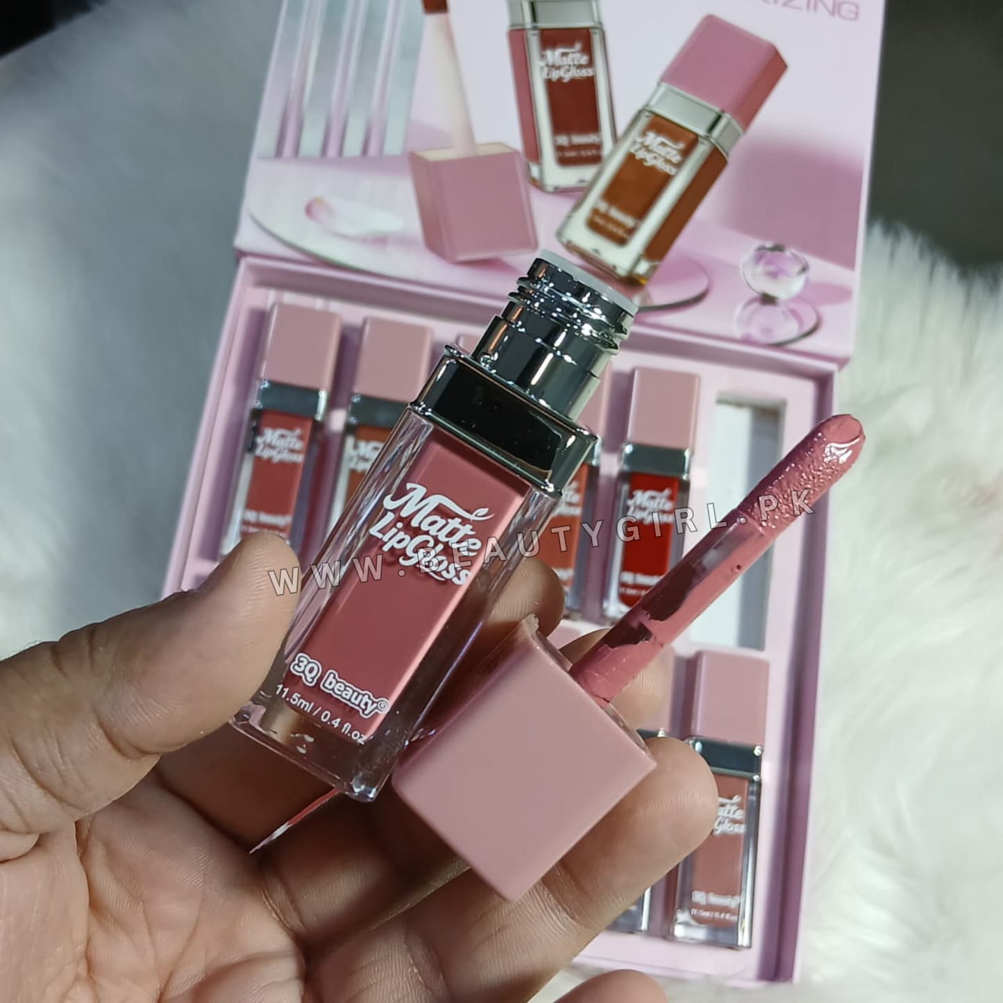 3Q Beauty Premium Moisturizing Matte Lip Gloss Set
