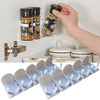 Silicone Rubber Self Adhesive Wall Mounted Spice Rack Stand With Sticker Kitchen Seasoning Storage Rack