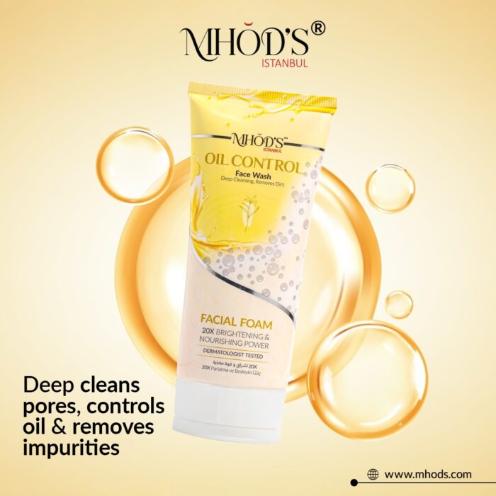 Mhods Oil Control Facial Foam Face Wash