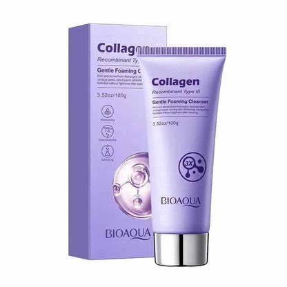 Bioaqua Recombinant Type III Collagen Gentle Foaming Cleanser 100g