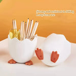 Broken Egg Shape Brush Holder