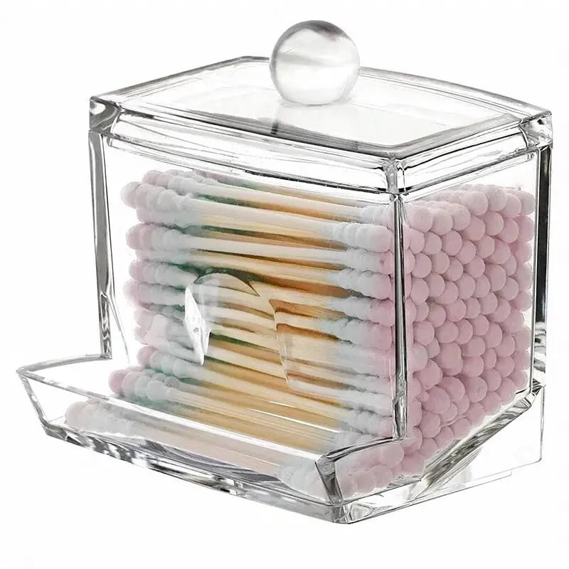 Acrylic Cotton Swabs Storage Box