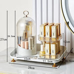 360 Twist Split Makeup Rack Spin Style Brush Holder & Lipstick Caddy Makeup Organizer