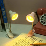 360 Rotatable Cute Mini LED Night Light Table Lamp With Mount Clip