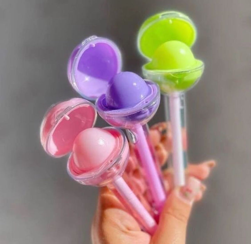 Lollipop Candy Waterproof & Long-lasting Lip Balm & Lip Oil Each