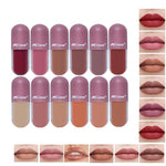 KS-One Mini Capsule Matte Lip Gloss 12Pcs Set