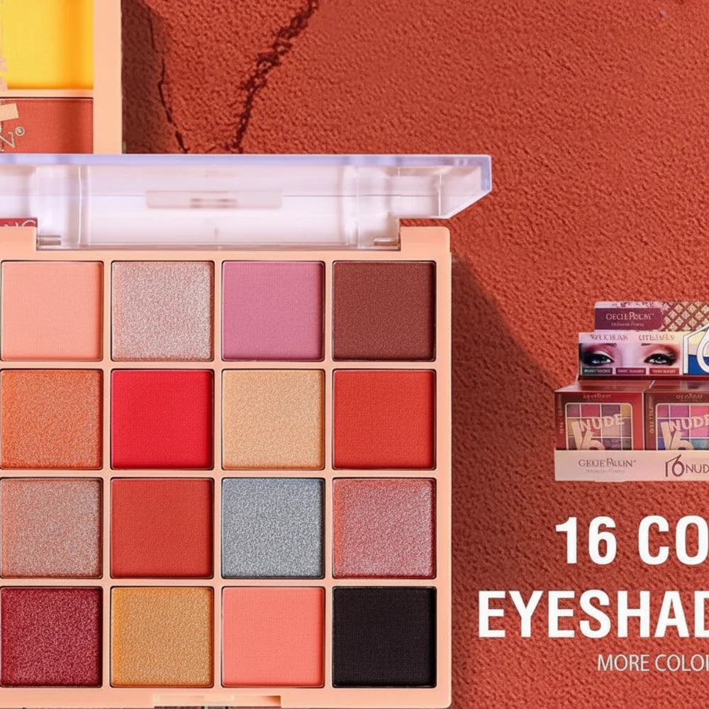 Gege Moon 16 Colors Nude Eyeshadow Palette
