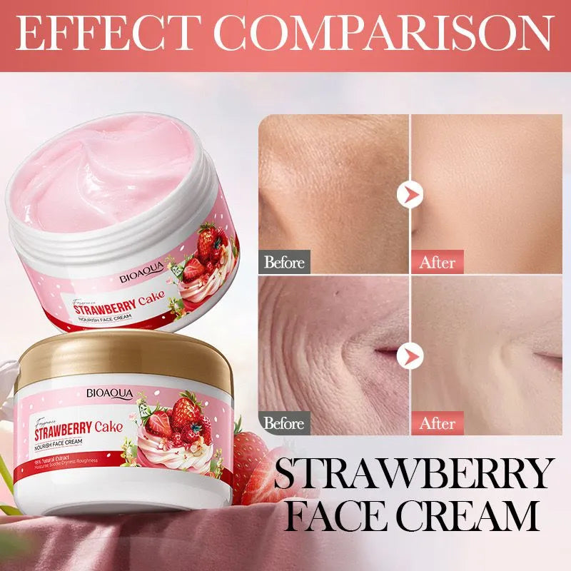 Bioaqua Fragrance Strawberry Cake Nourishing Face Cream 100 g