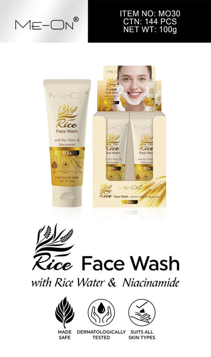 ME-ON Rice & Niacinamide Face Wash
