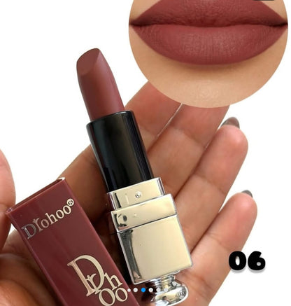 Drohoo Nude Shades Matte Lipstick Set 6 Long Lasting Shades