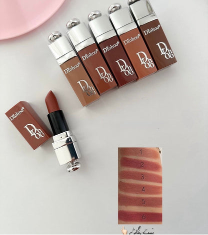 Drohoo Nude Shades Matte Lipstick Set 6 Long Lasting Shades