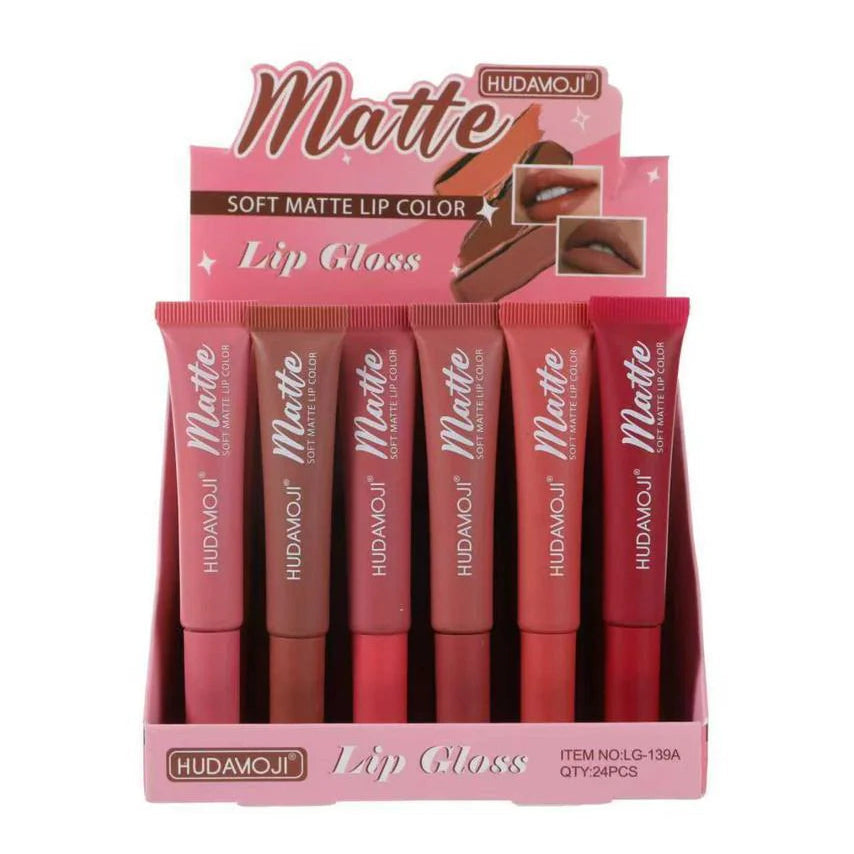Hudamoji Matte Soft Matte Lip Color Pack of 6