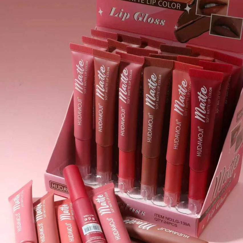 Hudamoji Matte Soft Matte Lip Color Pack of 6