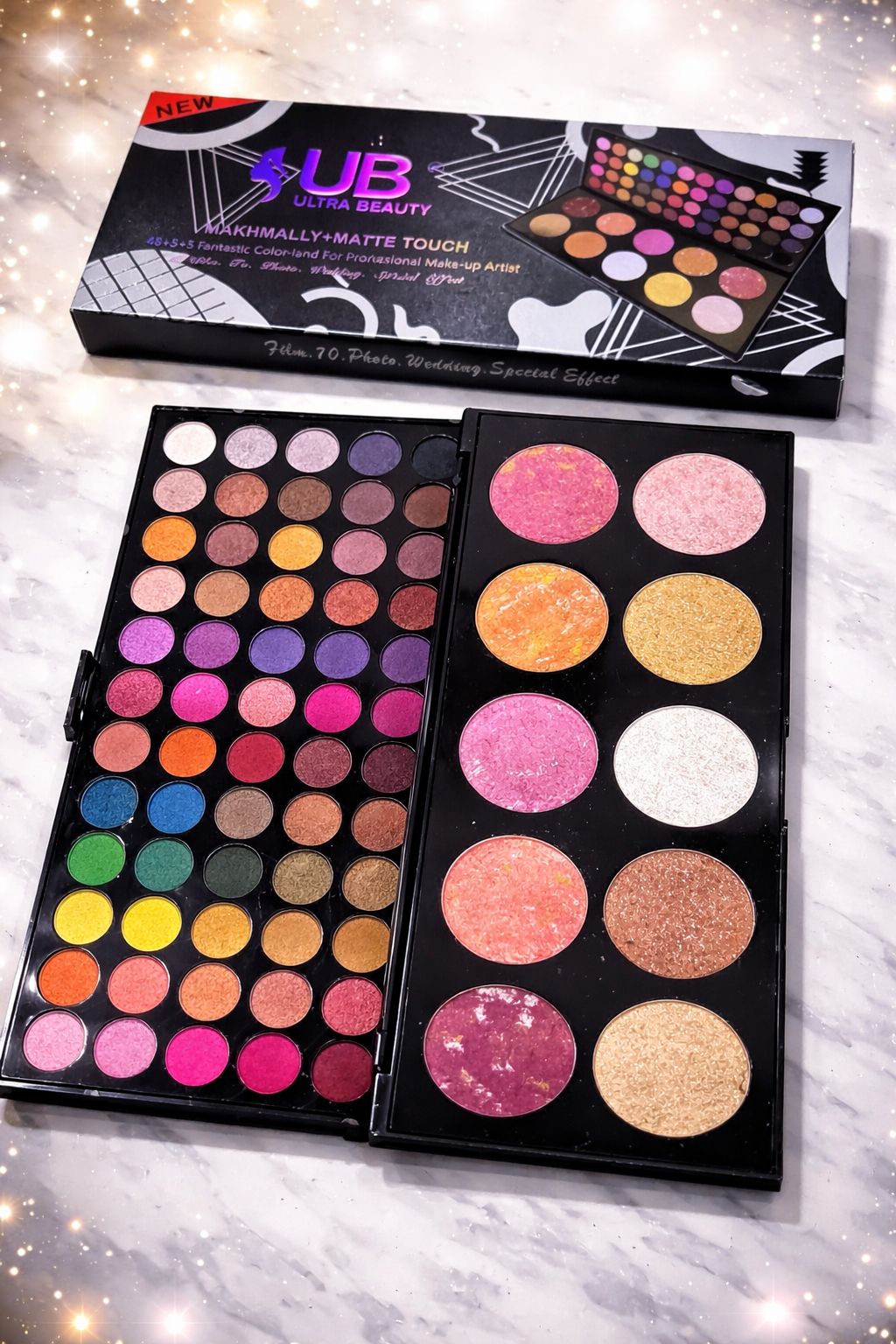 Ultra Beauty Makhmally + Matte Touch Eyeshadow & blucher Palette