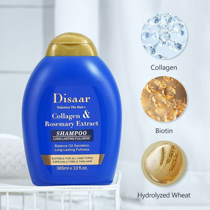Volumize The Hair Collagen And Hydrolyzed Wheat Shampoo 385 ML