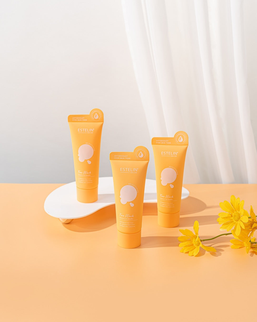 Estelin Vitamin C And Camellia Face Wash