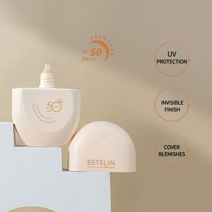 Estelin Pore Repair Tinted Sunscreen SPF 50 Collagen And Peptide
