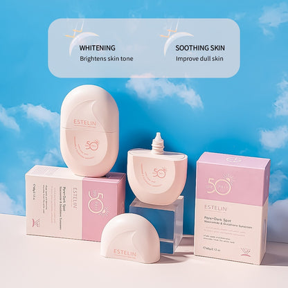 Estelin Pore Dark Spots Sunscreen Niacinamide And Glutathione SPF 50