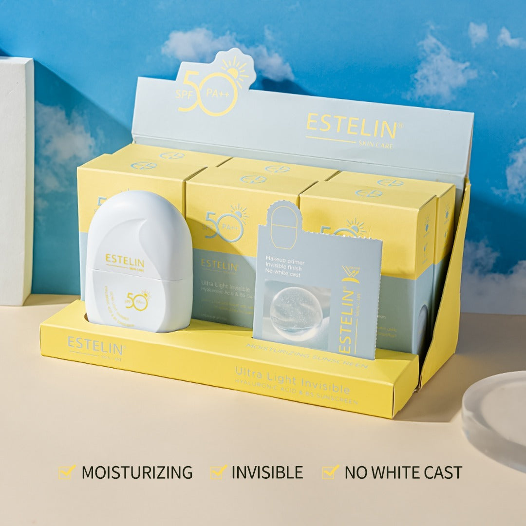 Estelin Ultra Light Invisible Sunscreen SPF 50 Hyaluronic Acid And B5