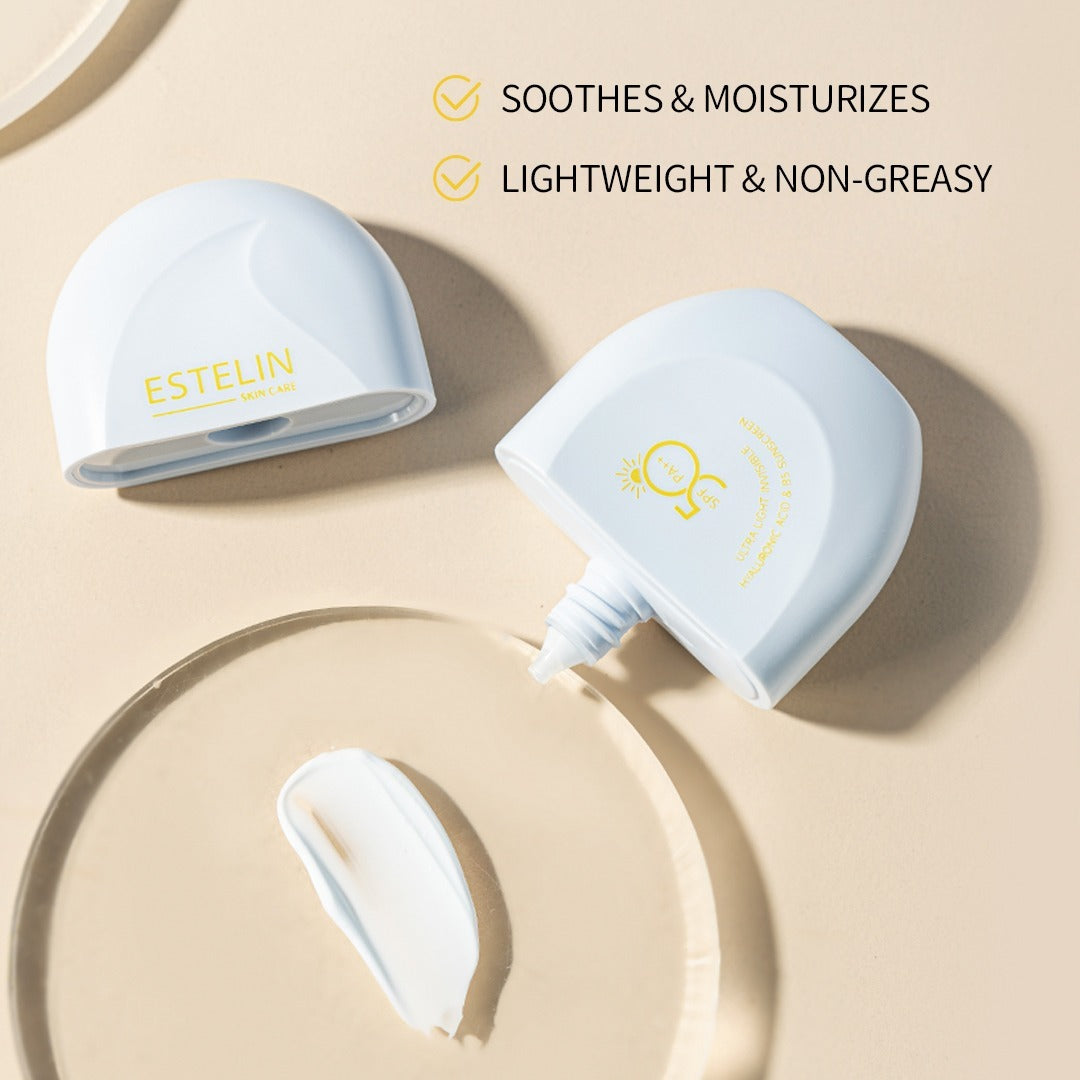 Estelin Ultra Light Invisible Sunscreen SPF 50 Hyaluronic Acid And B5