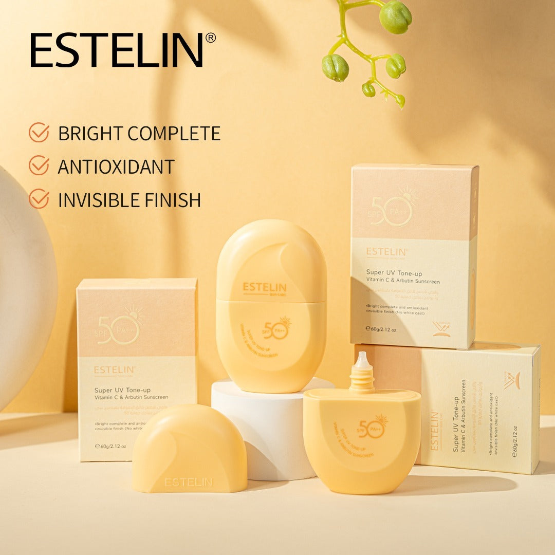 Estelin Super Uv Sunscreen SPF 50 Vitamin C And Arbutin