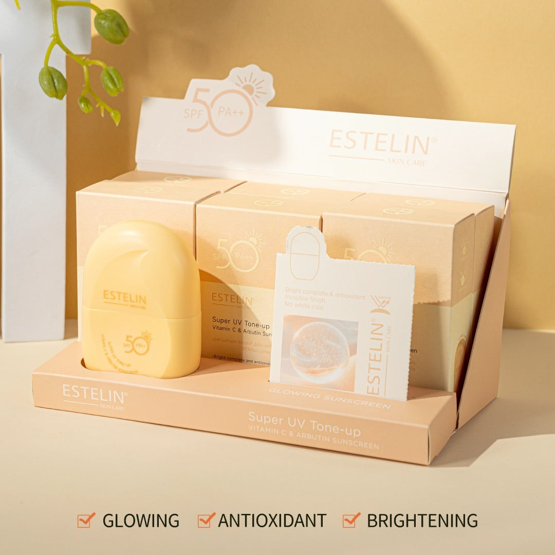 Estelin Super Uv Sunscreen SPF 50 Vitamin C And Arbutin