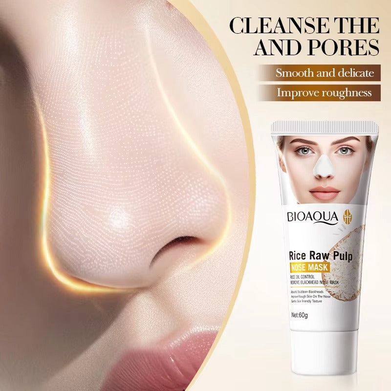 Bioaqua Rice Nose Mask Blackhead Removal & Pore Cleansing -60G