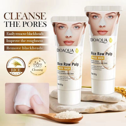 Bioaqua Rice Nose Mask Blackhead Removal & Pore Cleansing -60G
