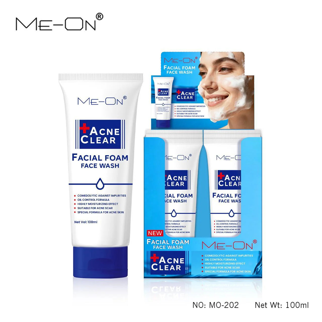ME-ON Acne Clear Facial Foam Face Wash