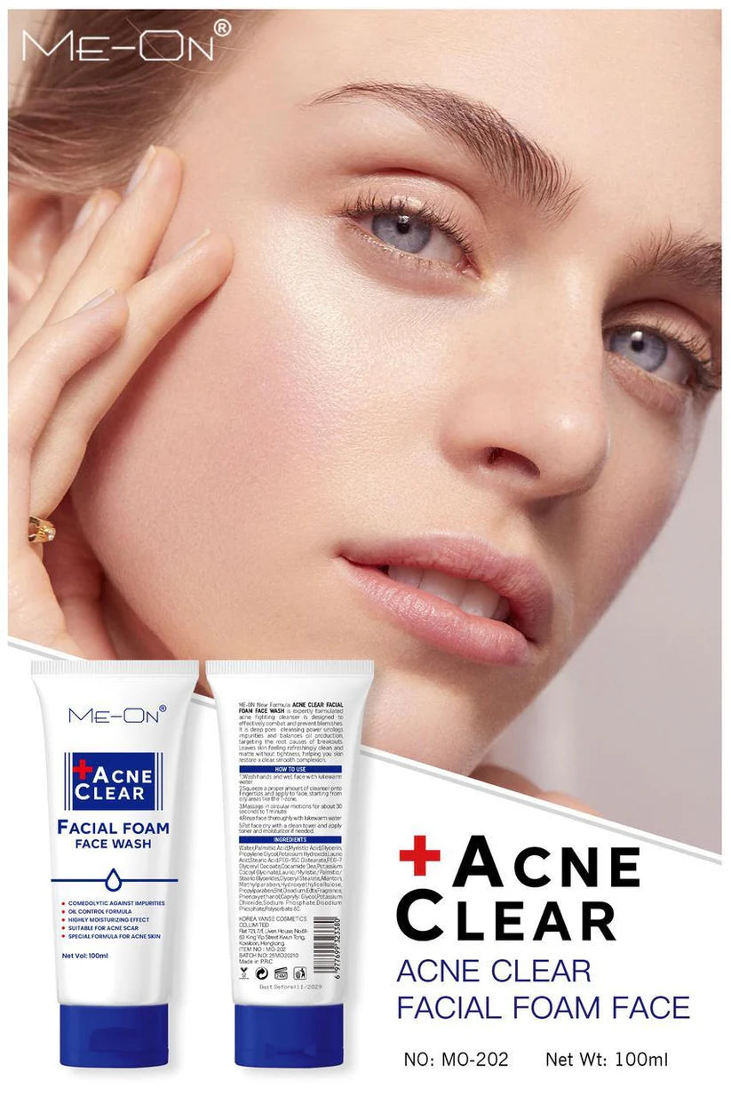 ME-ON Acne Clear Facial Foam Face Wash