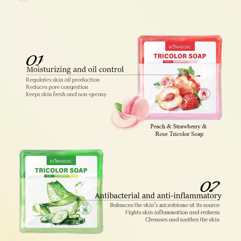 Kormesic Tricolor Soap 120 Gm