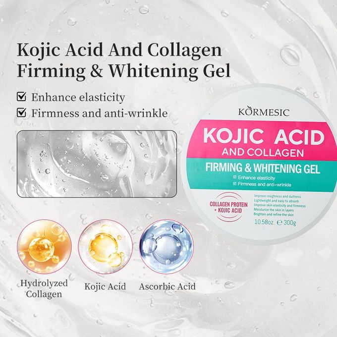 Kojic Acid And Collagen Firming & Whitening Gel