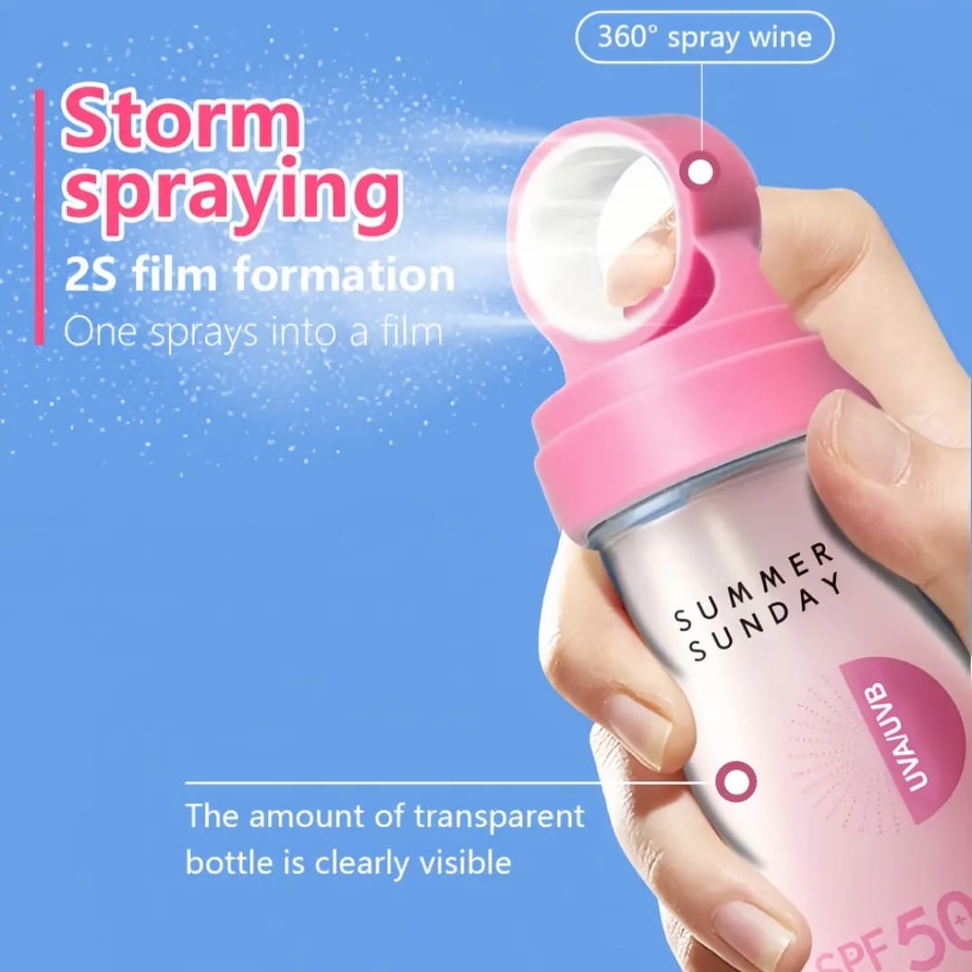 Pagevine Summer Sunday Spf 50+ Watermelon Cool Sunscreen Whitening Spray Hydrated 24 Anti UVA/UVB 100ml