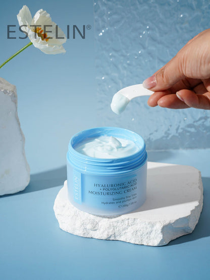 Estelin Hyaluronic  Polyglutamic Acid Moisturizing Cream 200g