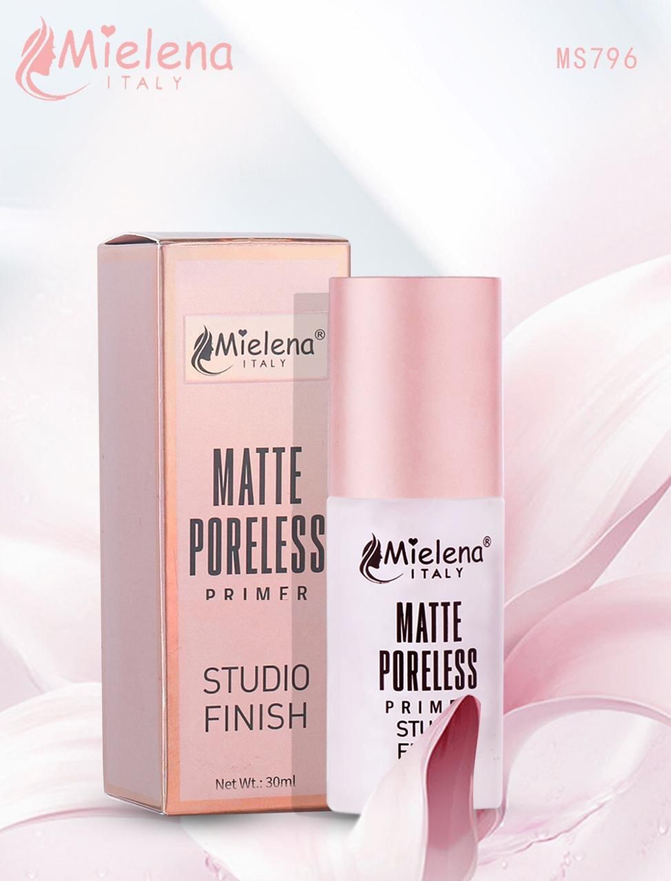 Mielena Matte Poreless Studio Finish Primer Smooth Shine Free Base