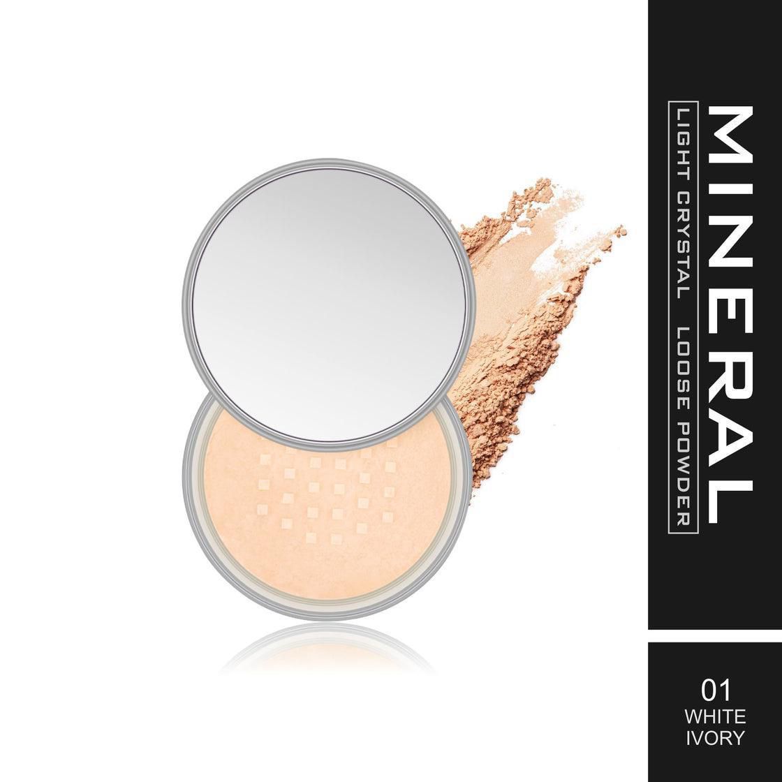 Maliao Professional Matte Look Light Crystal Mineral Loose Powder 20gm