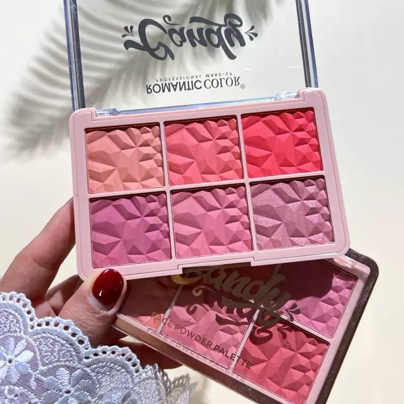 Romantic Color 6 Color Candy Blush