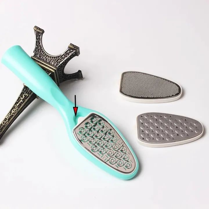 8in1 Foot Care Pedicure Tool Set Removable Feet Pedicure Rasps Callus Shaver Remover Replaceable Foot File Hard Dead Skin Trimmer Manicure Tools Set