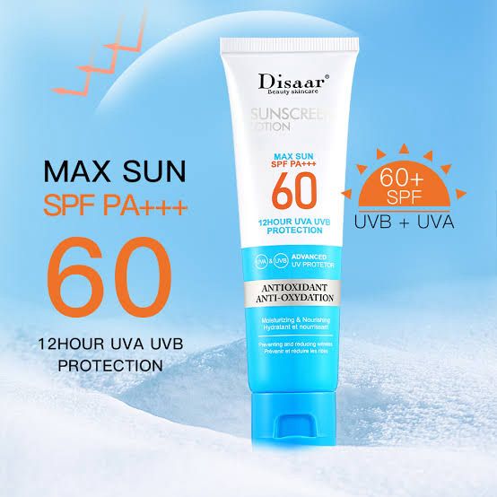 Disaar Sunscreen Lotion Max Sun SPF 60 Antioxidant 50ml