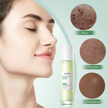 Sadoer 3% Salicylic Acid Skincare Dark Spot Acne Essence Lotion Niacinamide Repair Nourishing Whitening Brighten Moisturizing Lotion