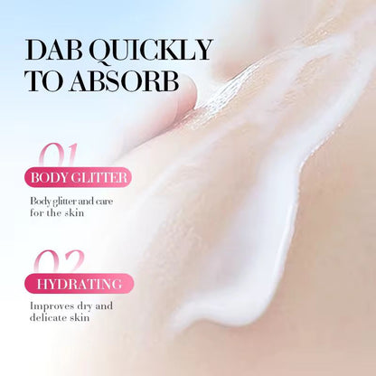 Sadoer Cherry Blossom Whitening Anti Wrinkle Vegan Herbal Scent Hydrating Moisturizing Body Lotion Highlighter Smooth Skin