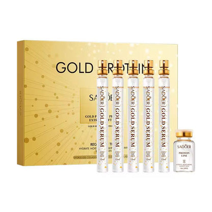 Sadoer Gold Collagen Essence Set Face Cleansing Anti Wrinkle Tightening Skin Brightening