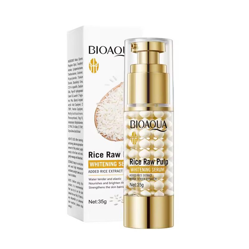 Bioaqua Hyaluronic Acid Anti Wrinkle Anti Aging Face Serum Moisturizing Organic Rice Collagen Essence
