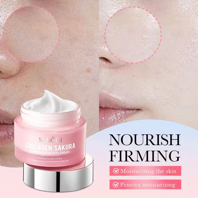 Sadoer Sakura Collagen Firming Moisturizing Cream For Hydration Skin Softening
