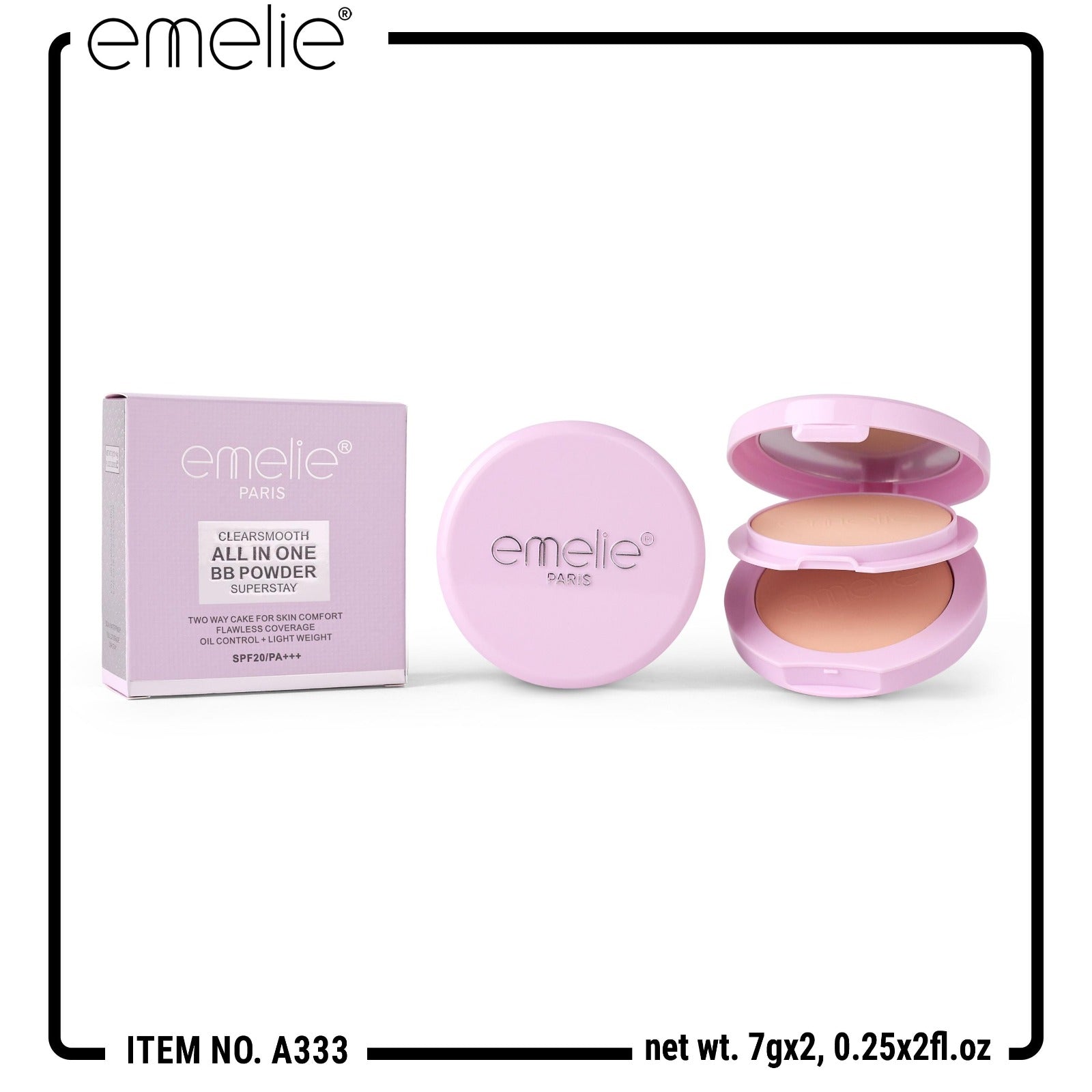 Emelie Paris Clear Smooth All In One BB Powder