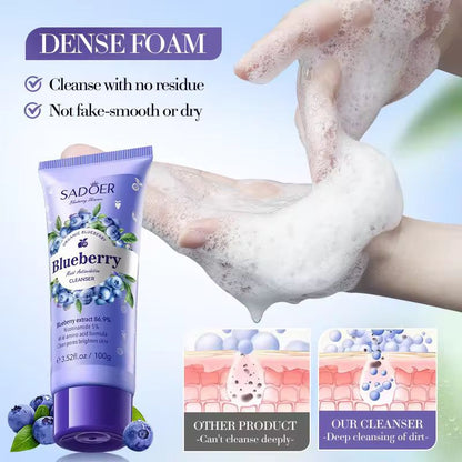 Sadoer Acid Whitening Brightens Skin Face Wash Organic Skincare Deep Clean Facial Cleanser