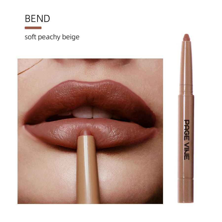 Pagevine Lip Liner And Lipstick Pencil 8pcs Set